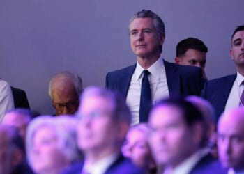 Gavin Newsom Flames out at Davos
