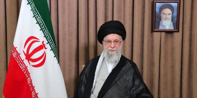 In this handout image provided by the Office of the Supreme Leader of Iran, Iranian Supreme Leader Ali Khamenei addresses the nation in a state television broadcast on June 18, 2025, in Tehran, Iran.
