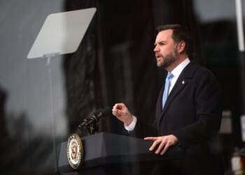 Vice President J.D. Vance delivers remarks during the annual March for Life rally on the National Mall on Jan. 23, 2026, in Washington, D.C.