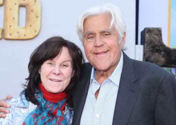 Mavis Leno and Jay Leno attend the Los Angeles premiere of Netflix's "UNFROSTED" at the Egyptian Theatre Hollywood on April 30, 2024, in Los Angeles, California.