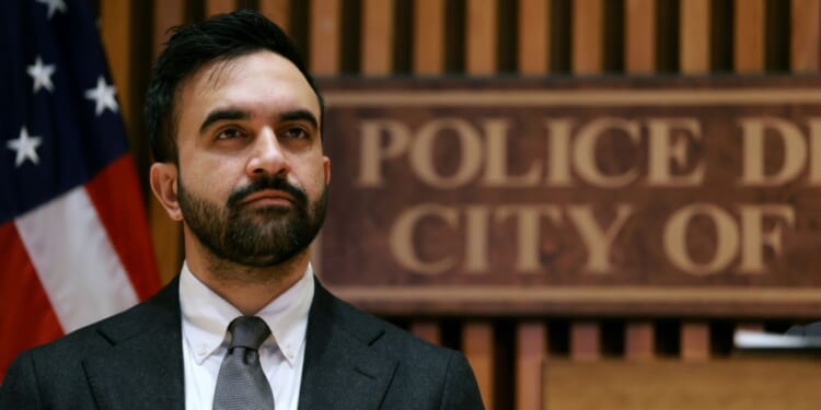 New York City Mayor Zohran Mamdani attends a news conference at the headquarters of the NYPD on Jan. 6, 2026 in New York City.