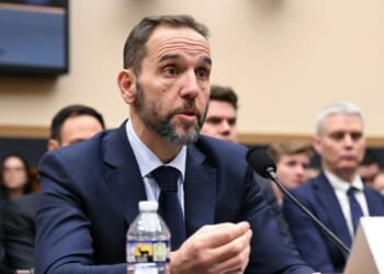 Former US special counsel Jack Smith testifies at a House Judiciary Committee hearing about his investigations into President Donald Trump on Jan. 22, 2026 in Washington, DC.