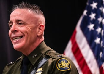 Border Patrol Commander Gregory Bovino speaks at a news conference at the Bishop Henry Whipple Federal building on Jan. 22, 2026.