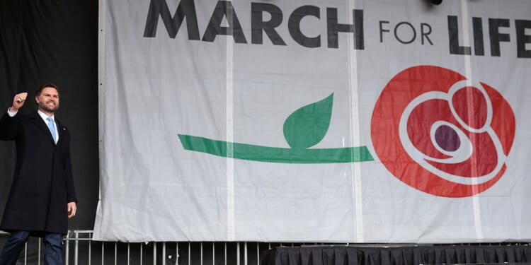 Vance Addresses 'Elephant in the Room' at March For Life