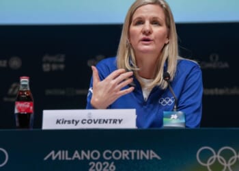 IOC boss Kirsty Coventry calls ICE and Epstein files 'sad' distractions from Olympics
