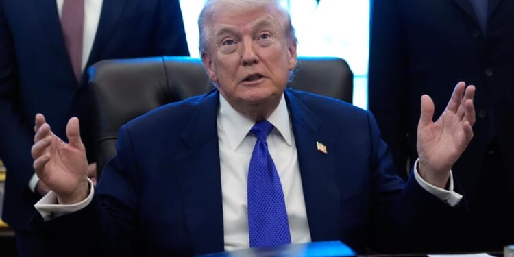 Trump tells Republican lawmakers to get on board with his plan to nationalize elections