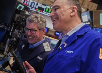 Wall Street drifts in mixed trading as gold rises back above $5,000