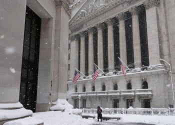 Tech leading a split U.S. stock market ahead of Nvidia's profit report