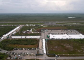 Crews in Florida battle a 25,000-acre wildfire near 'Alligator Alcatraz'