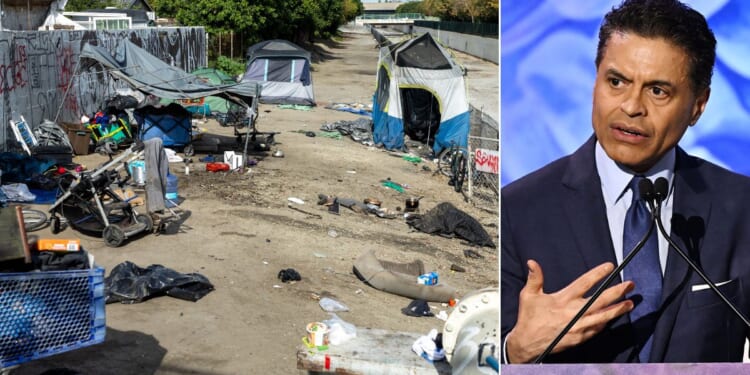 CNN's Fareed Zakaria, seen at right in a 2025 photo, called out Democrat-led government in America's largest cities for their failures in such areas as providing aid to the homeless.