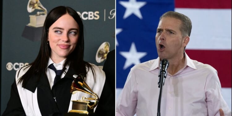 Scott Jennings hit back at the "stolen land" comments made by musical artist Billie Eilish at the 2026 GRAMMY Awards.