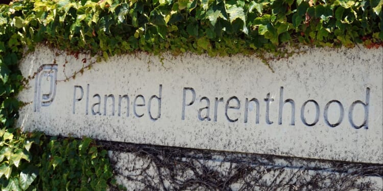 A Planned Parenthood sign sits outside a clinic in San Rafael, California, on June 26, 2025.