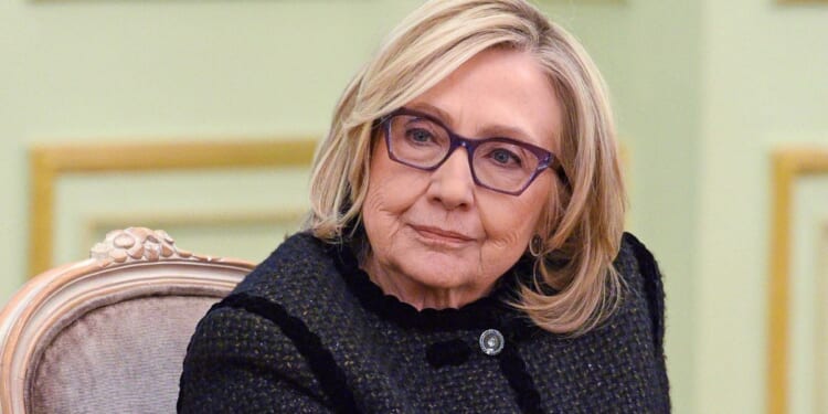Hillary Clinton, seen in a Feb. 16 photo, attended the hearing to give a deposition about her dealings with convicted pedophile Jeffrey Epstein.