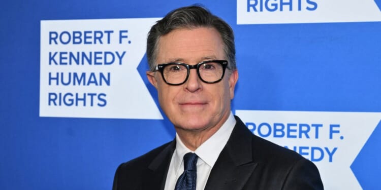 TV host and writer Stephen Colbert attends the Robert F. Kennedy Human Rights "Ripple of Hope Awards Gala" in New York City on Dec. 9, 2025.
