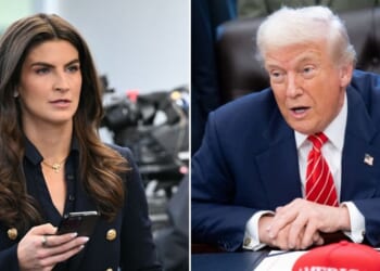 President Donald Trump criticized CNN reporter Kaitlan Collins while being asked questions in the Oval Office of the White House on Tuesday.