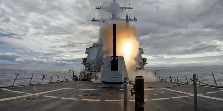 U.S. military releases videos said to show jets and missiles that are part of strikes on Iran