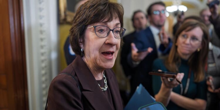 Susan Collins goes back to roots to remind voters of her clout