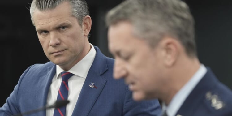 Pete Hegseth says U.S. 'can't stop everything' that Iran fires even as he asserts air dominance