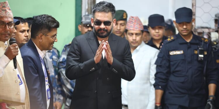 A new Nepali party led by an ex-rapper is set for a landslide win in parliamentary election