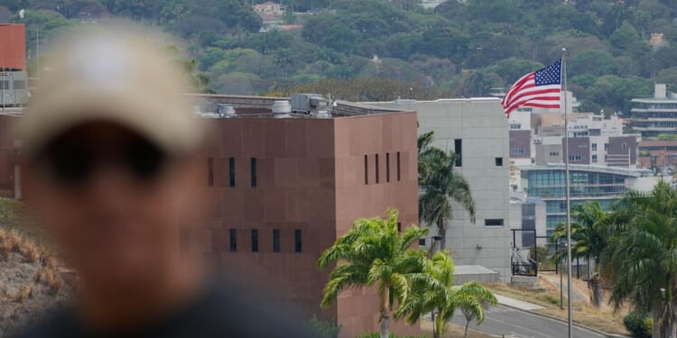 American flag raised at U.S. Embassy in Venezuela for the 1st time since 2019