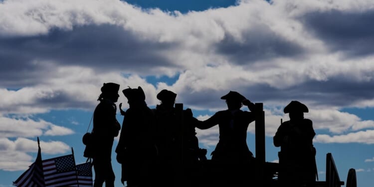 Muskets crack, drums echo as Boston marks 250 years since British evacuation