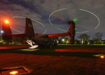 Unidentified drones spotted at District military base where top Trump officials reside