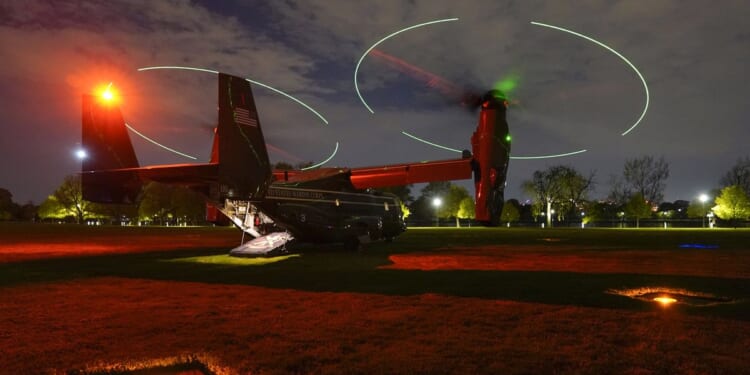 Unidentified drones spotted at District military base where top Trump officials reside