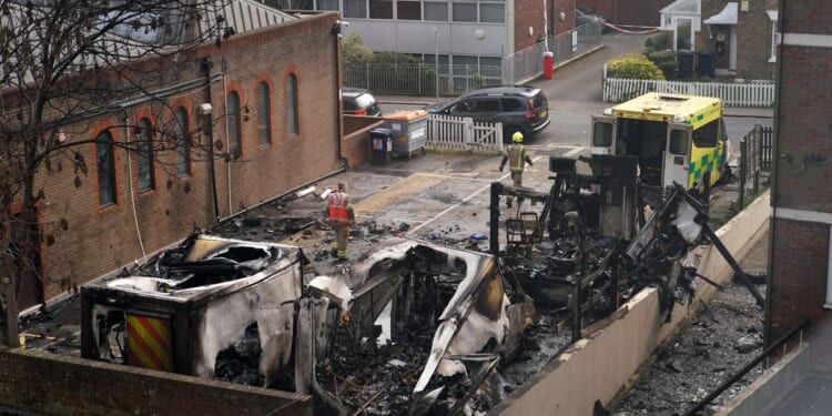 Jewish charity ambulances set on fire and U.K. police probe it as antisemitic attack