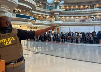 Federal immigration agents seen at Atlanta airport after Trump order amid partial shutdown