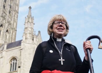 Cancer nurse turned archbishop celebrates election as first woman to lead Church of England