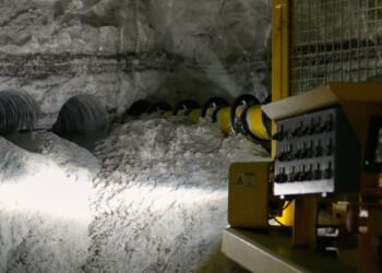 One of the largest salt mines in the world exists under Lake Erie