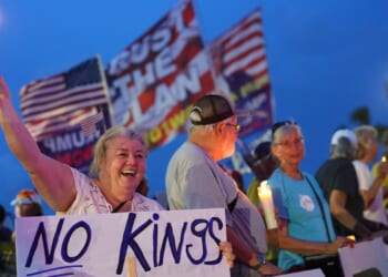 ‘No Kings’ protests sweep NYC, nation for third time