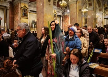 Israeli police prevent Catholic leaders from celebrating Palm Sunday Mass at Jerusalem church