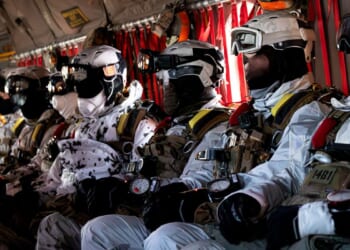 Freefalling at 35 below into one of the most unforgiving places on Earth