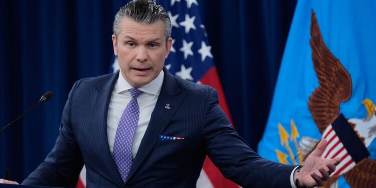 Pete Hegseth, defense secretary, says he visited troops Saturday who were taking part in Iran war