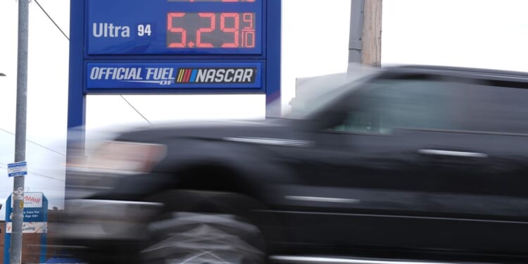 Gas prices eclipse $4 a gallon in the U.S., the highest since 2022