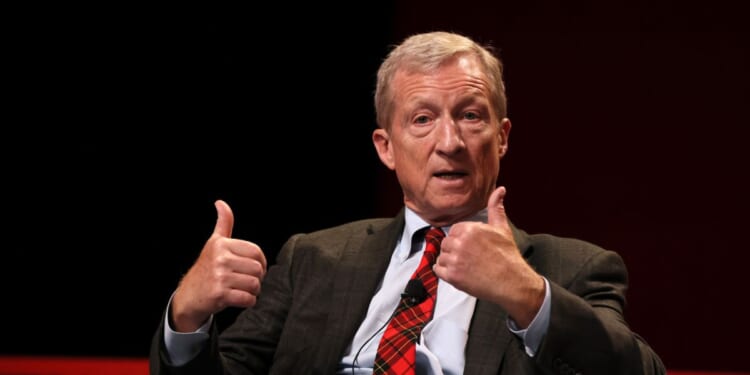 Tom Steyer speaks onstage at the 2023 TIME100 Summit at Jazz at Lincoln Center on April 25, 2023, in New York City.