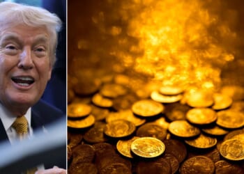 An image of President Donald Trump will be featured on a new gold coin.
