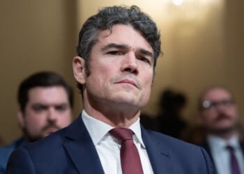 Joseph Kent, former Director of the National Counterterrorism Center, testifies at a House Homeland Security Committee hearing on Capitol Hill in Washington, DC, on Dec. 11, 2025.