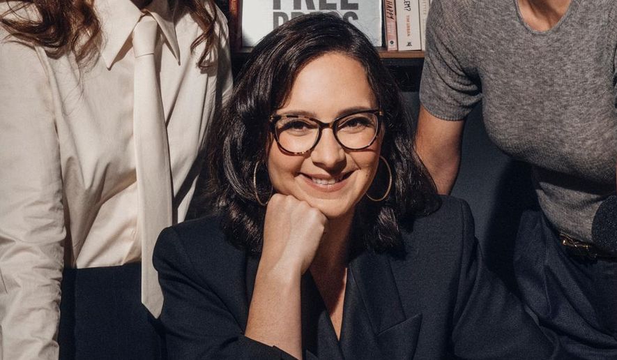 In this undated photo released by Paramount, one of the The Free Press' co-founders Bari Weiss poses for a portrait. (Daniel Paik via AP, File)