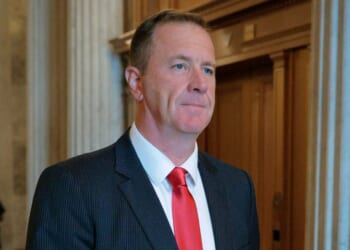 GOP Sen. Eric Schmitt of Missouri, seen in an August photo, said he is seeking to amend the SAVE America act "to include President Trump’s priorities."