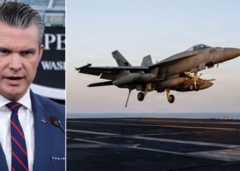In a few days, the U.S. and Israel will have "complete control of Iranian skies — uncontested airspace," Secretary of War Pete Hegseth told news reporters.