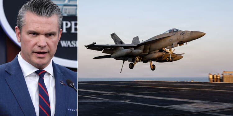 In a few days, the U.S. and Israel will have "complete control of Iranian skies — uncontested airspace," Secretary of War Pete Hegseth told news reporters.