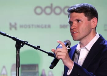 James Talarico speaks at a SXSW event on March 14, 2026 in Austin, Texas.