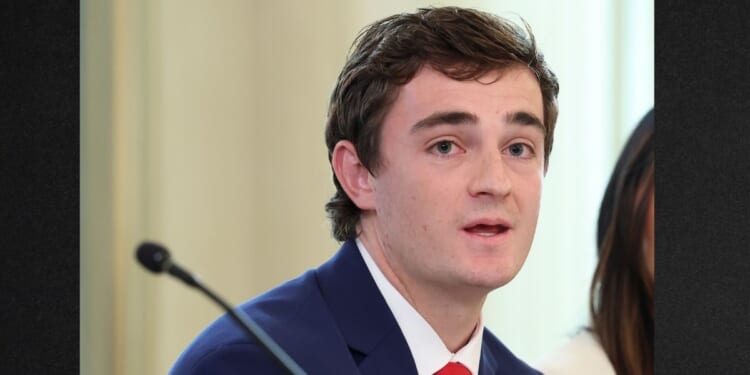 Social media star Nick Shirley, seen at an October meeting at the White House, has once again turned his attention to allegedly fraudulent social services programs in Minnesota.