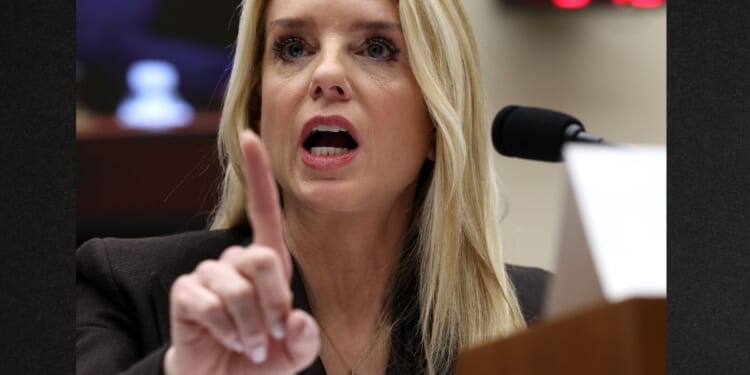 U.S. Attorney General Pam Bondi, seen testifying before the House Judiciary Committee on Feb. 11, announced the Department of Justice is suing the State of Minnesota for allowing boys to participate in girls' sports.