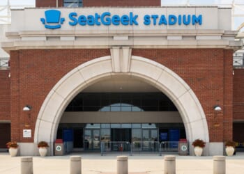 SeatGeek Stadium stands in the sunlight in Bridgeview, Illinois, on July 31, 2025.