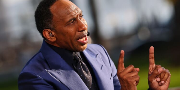Stephen A. Smith appears on the “First Take” on-location set in San Francisco, California on February 6, 2026.