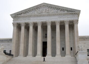 The U.S. Supreme Court building stands in Washington, DC on March 4, 2026.