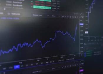 Computer screen displaying live market actions on March 12, 2026.